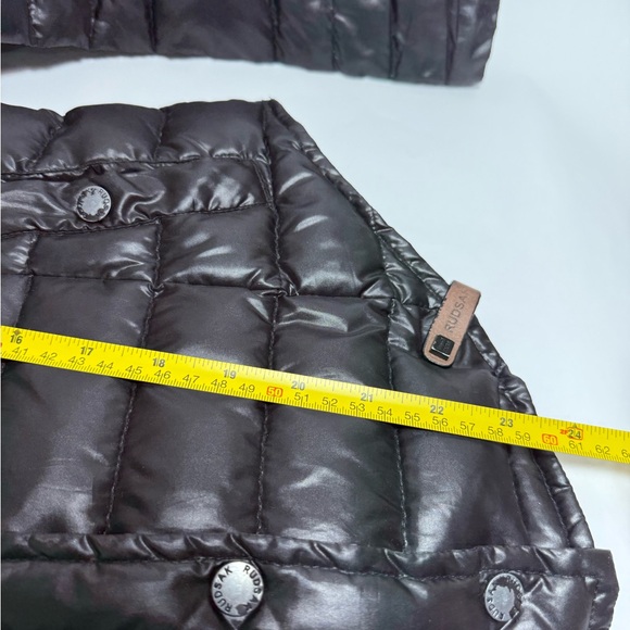 Rudsak Black Glossy Down Puffer Short Puffer Coat Size PS - Picture 14 of 14